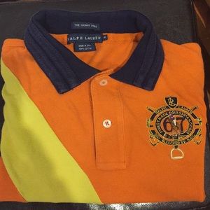 polo orange shirt